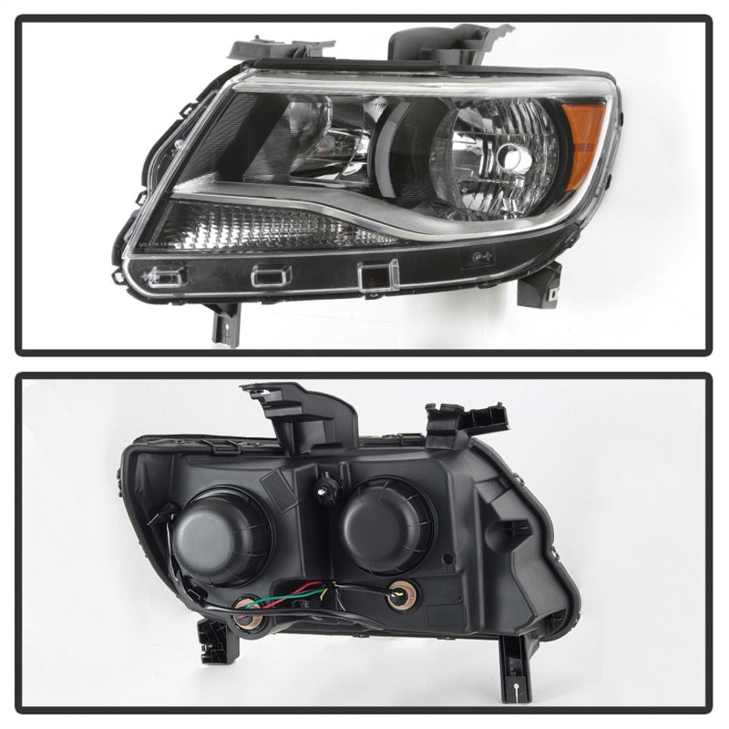 xTune 15-17 Chevy Colorado (Halogen Models Only) Driver Side Headlights OEM Left (HD-JH-CCOL15-OE-L) SPYDER