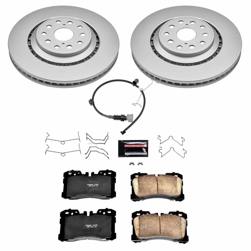 Power Stop 18-19 Lexus LS500 Front Z17 Evolution Geomet Coated Brake Kit PowerStop