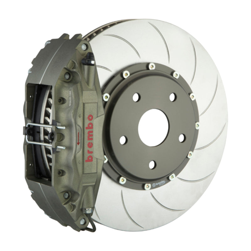 Brembo 95-98 993 993 Turbo PISTA Front Race BBK 4 Pist Cast 2pc 328 x35x6 4a 2pc Rotor T5-Clear HA Brembo