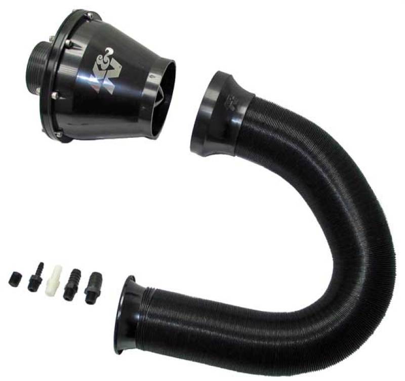 K&N Universal Apollo Black Cold Air Intake - 70mm OD FLG PP K&N Engineering