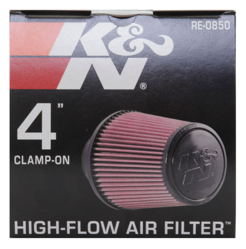 K&N Universal Air Filter (4in. Flange / 6in. Base OD / 4-5/8in. Top OD / 6in. Height) K&N Engineering
