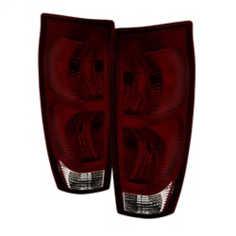 Xtune Chevy Avalanche 02-06 OE Style Tail Lights Red Smoked ALT-JH-CAVA02-OE-RSM SPYDER