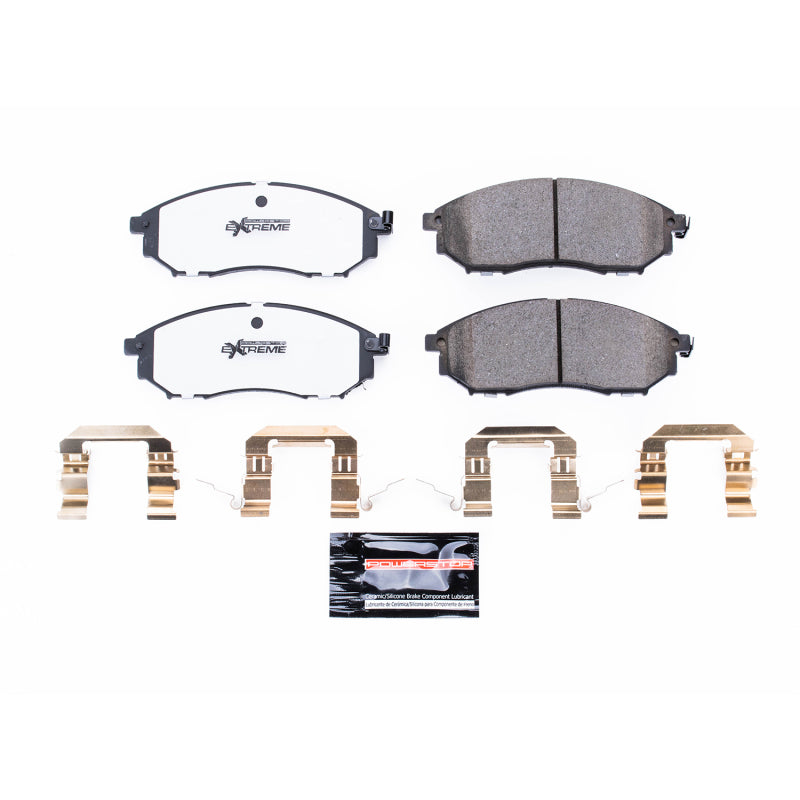 Power Stop 08-12 Infiniti EX35 Front Z26 Extreme Street Brake Pads w/Hardware PowerStop