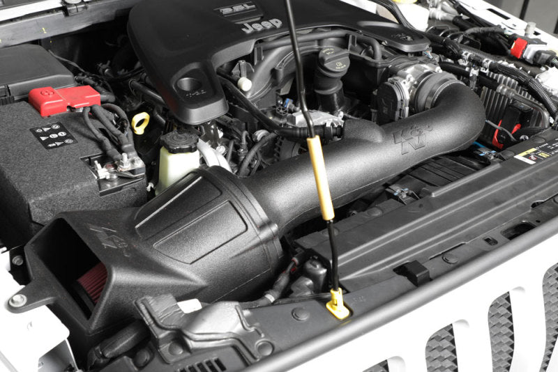 K&N 63 Series AirCharger Intake for 2018-2025 Jeep Wrangler & Gladiator 3.6L - 63-1576