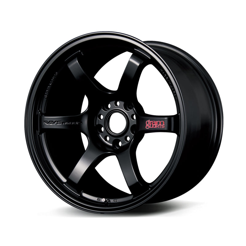 Gram Lights 57DR 18x9.5 +12 5-114.3 Semi Gloss Black Wheel Gram Lights
