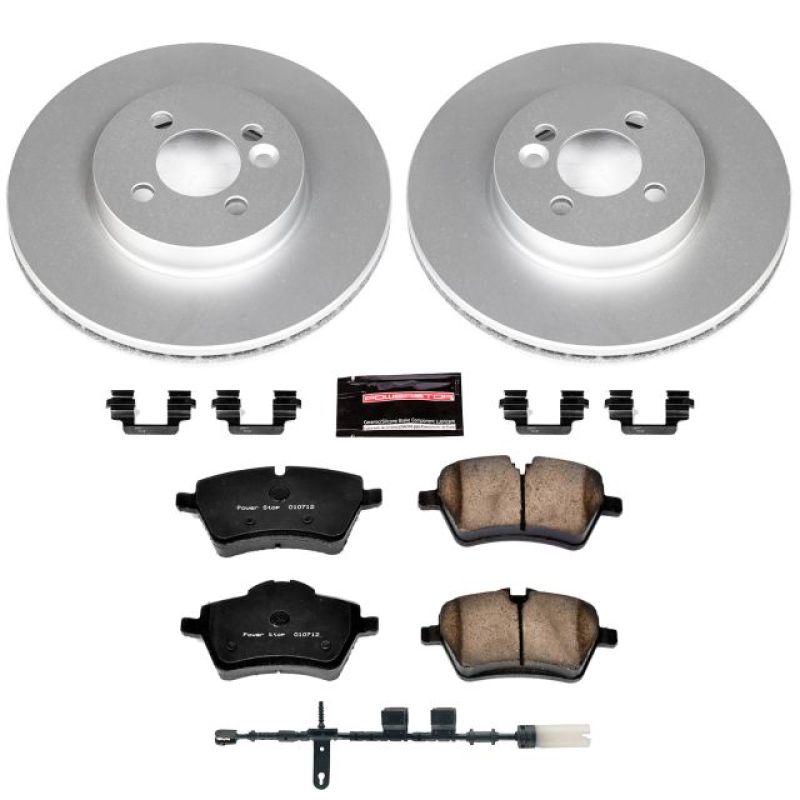 Power Stop 11-16 Mini Cooper Front Z23 Evolution Sport Coated Brake Kit PowerStop