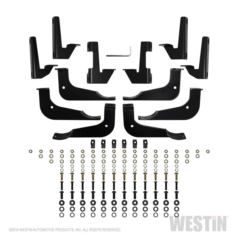 Westin 20-22 Jeep Gladiator PRO TRAXX 4 Oval Nerf Step Bars - Black Westin