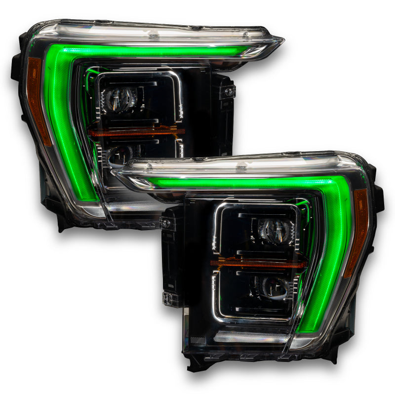 Oracle 21-22 Ford F-150 ColorSHIFT RGB+W Headlight DRL Upgrade Kit w/ Simple Controller ORACLE Lighting