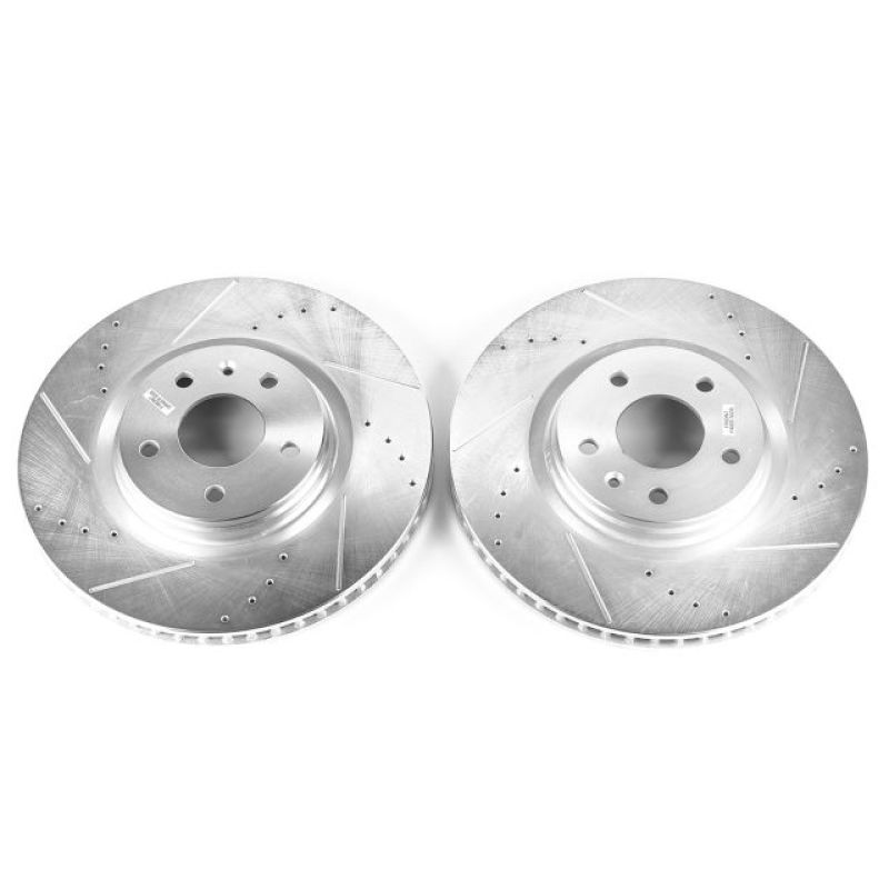 Power Stop 83-96 Buick Century Front Evolution Drilled & Slotted Rotors - Pair PowerStop