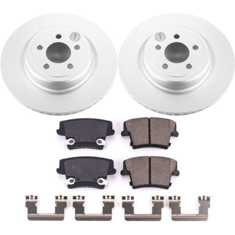 Power Stop 06-14 Dodge Charger Rear Z17 Evolution Geomet Coated Brake Kit PowerStop