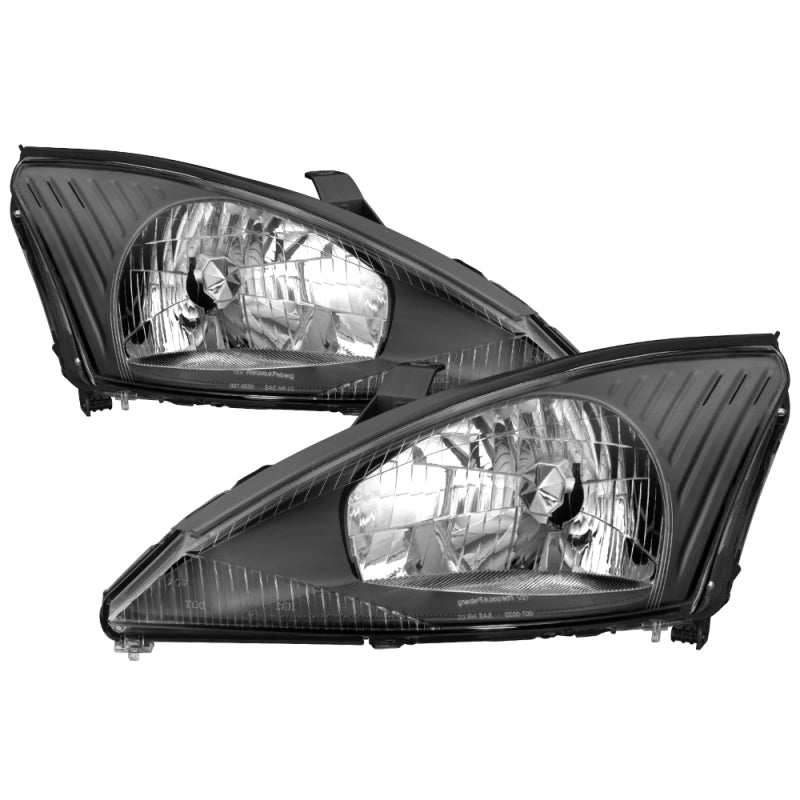 xTune Ford Focus 00-04 OEM Style Headlights - Black HD-JH-FFOC00-BK SPYDER