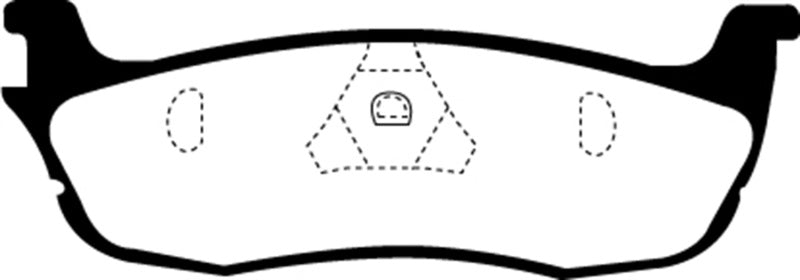 EBC GreenStuff Rear Brake Pads - DP61601 EBC