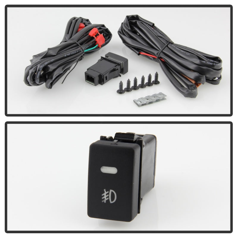 Spyder 18-19 Honda Accord Sedan OEM LED Fog Lights w/OEM Fit Switch - Clear (FL-HA2018-4D-LED-C) SPYDER