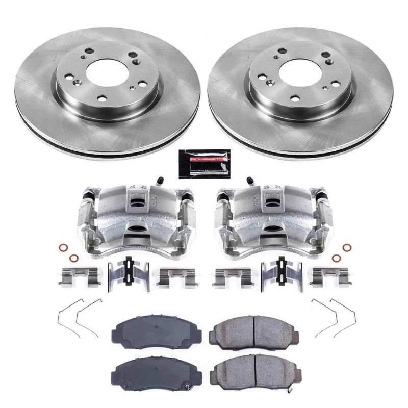 Power Stop 12-15 Honda Civic Front Autospecialty Brake Kit w/Calipers PowerStop