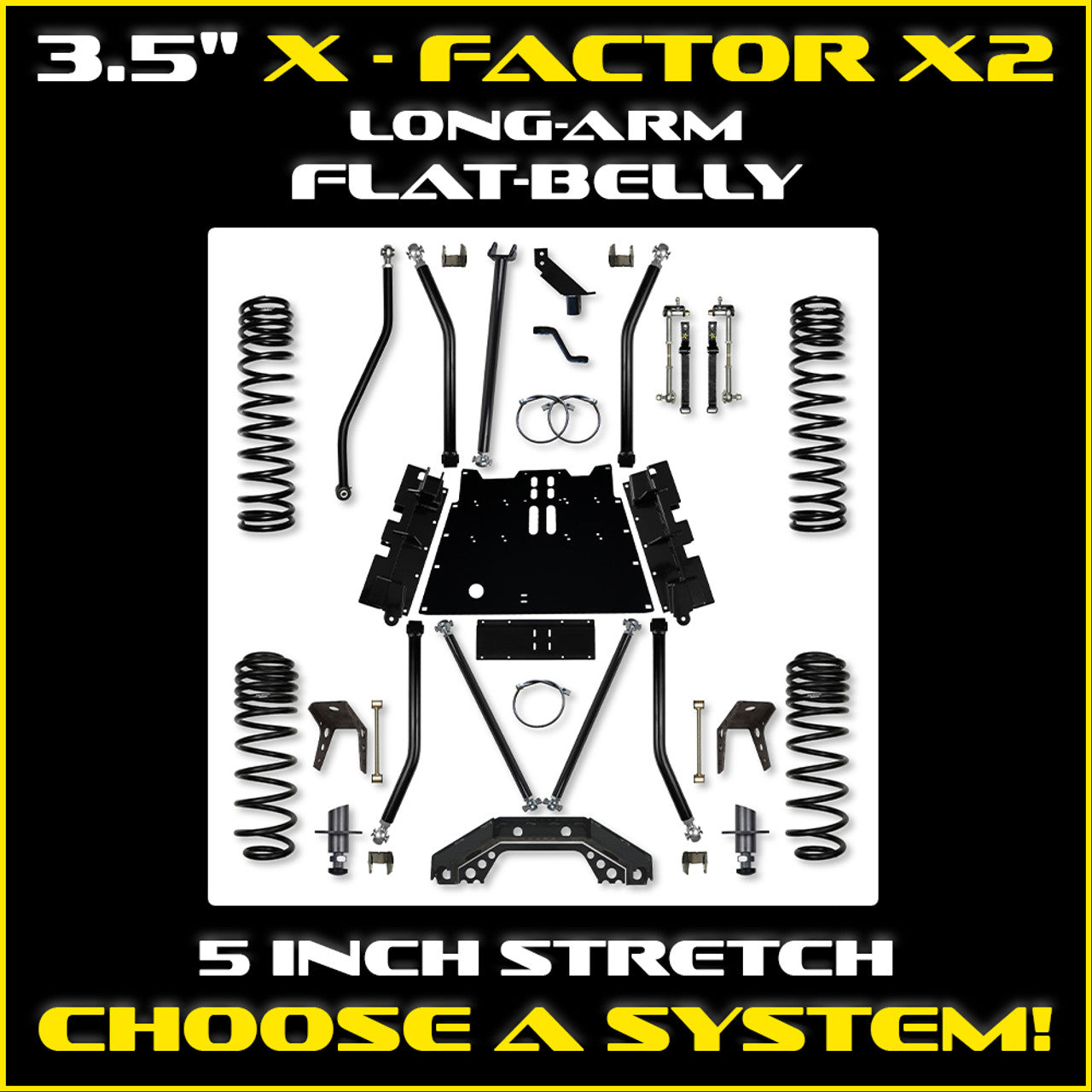 Rock Krawler 2019+ Jeep Wrangler JT Adv. X Rear Lower Long Arms