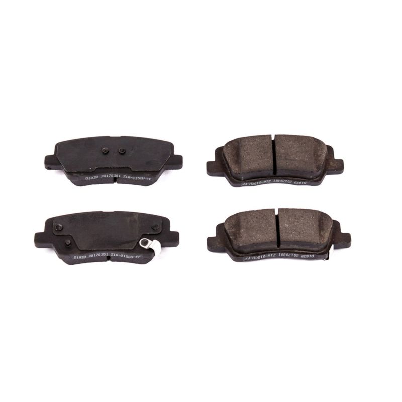 Power Stop 2016 Cadillac ATS Rear Z16 Evolution Ceramic Brake Pads PowerStop