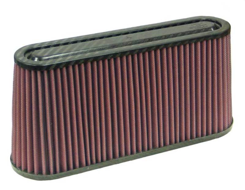 K&N Universal Air Filter Carbon Fiber Top 12in Flange ID x .875in Flange Length x 5.75in Height K&N Engineering