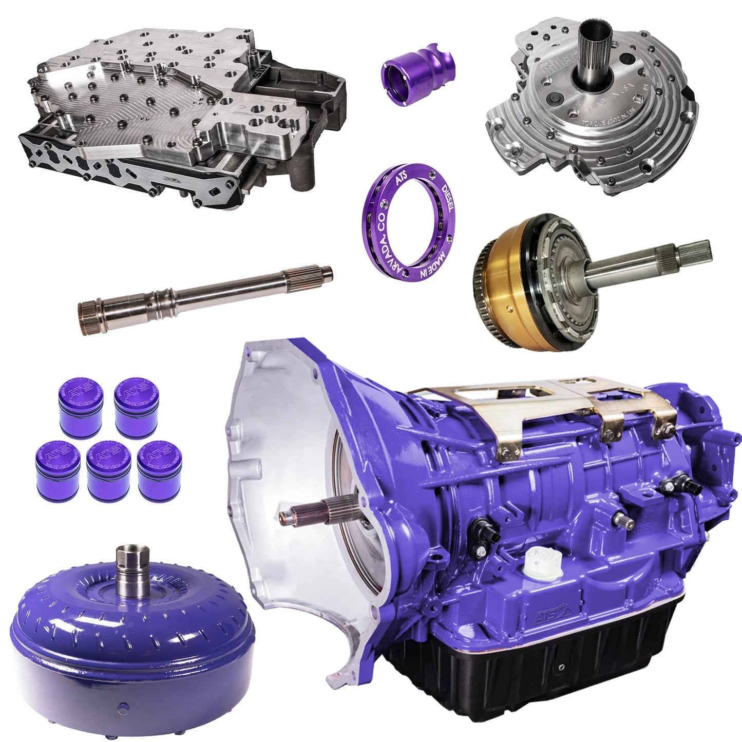 ATS Diesel 07.5-11 Dodge Ram Cummins 6.7L 4WD Stage 3 68Rfe Transmission Package 3096362326