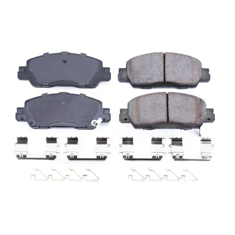 Power Stop 16-17 Honda Accord Front Z17 Evolution Ceramic Brake Pads w/Hardware PowerStop