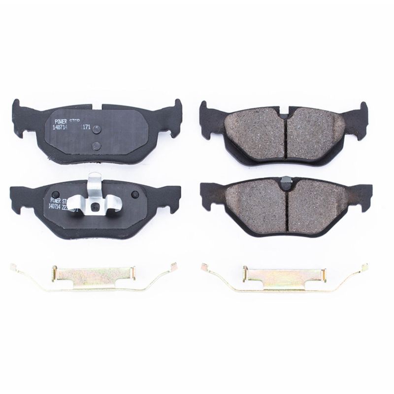 Power Stop 07-09 BMW 323i Rear Z17 Evolution Ceramic Brake Pads w/Hardware PowerStop