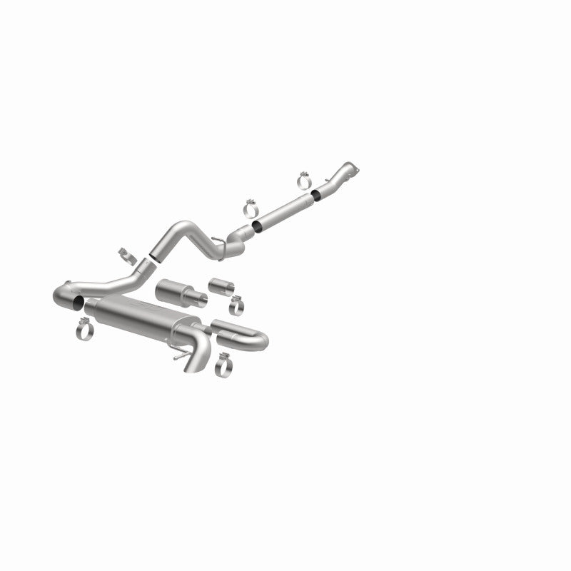 MagnaFlow 2021 Ford Bronco Overland Series Cat-Back Exhaust w/ Single Straight Driver Exit- No Tip Magnaflow