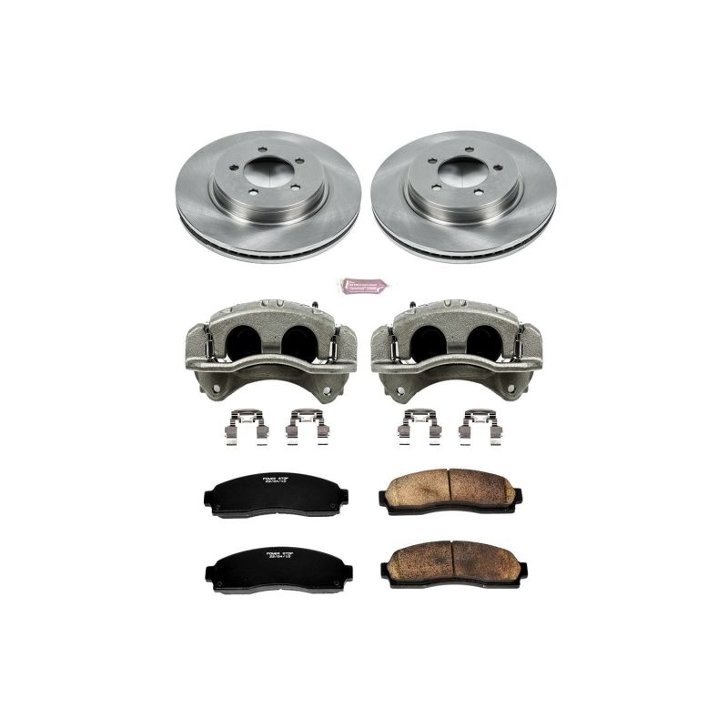 Power Stop 02-05 Ford Explorer Front Autospecialty Brake Kit w/Calipers PowerStop
