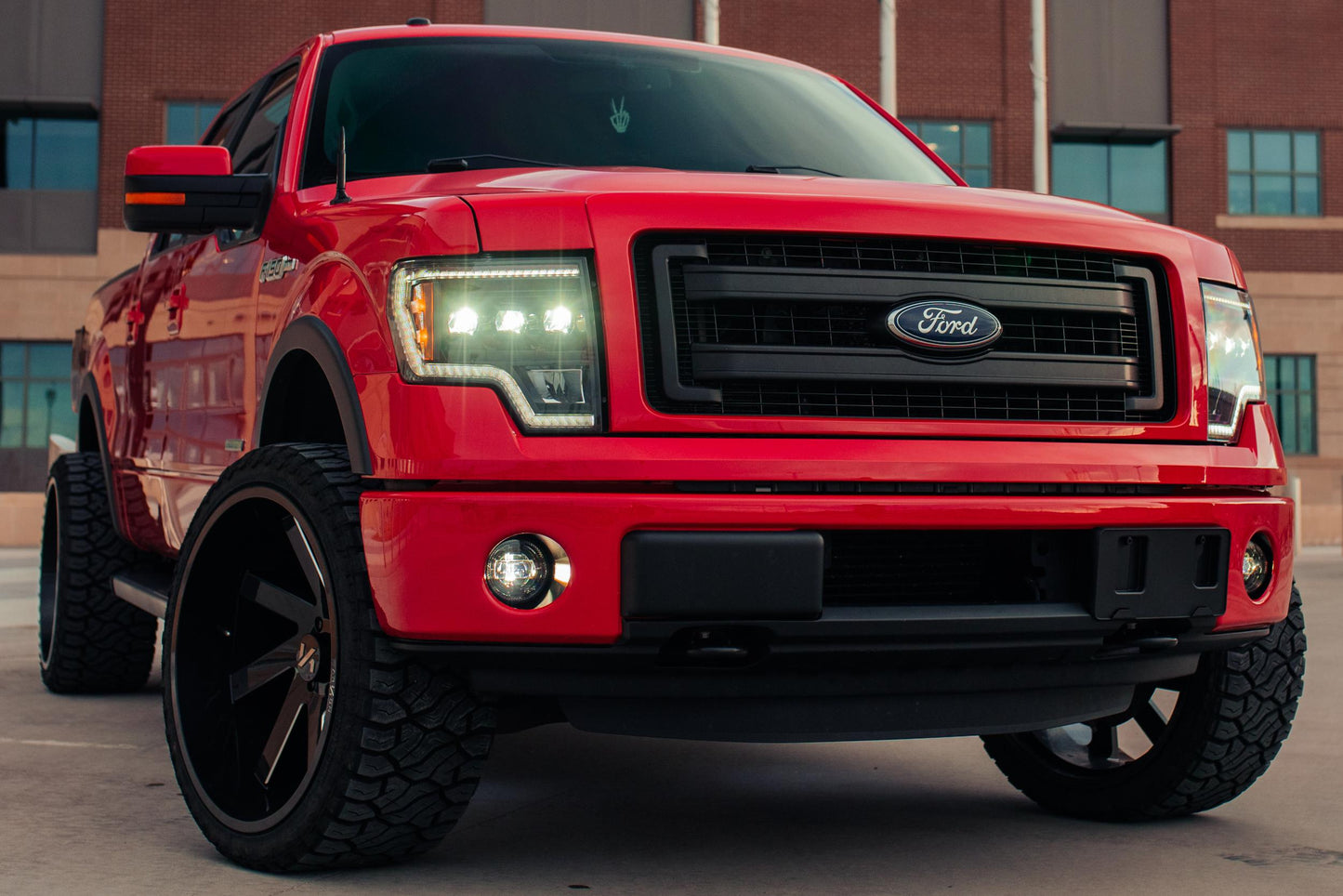 XB LED Headlights: Ford F-150 (09-14 / White DRL / Set)