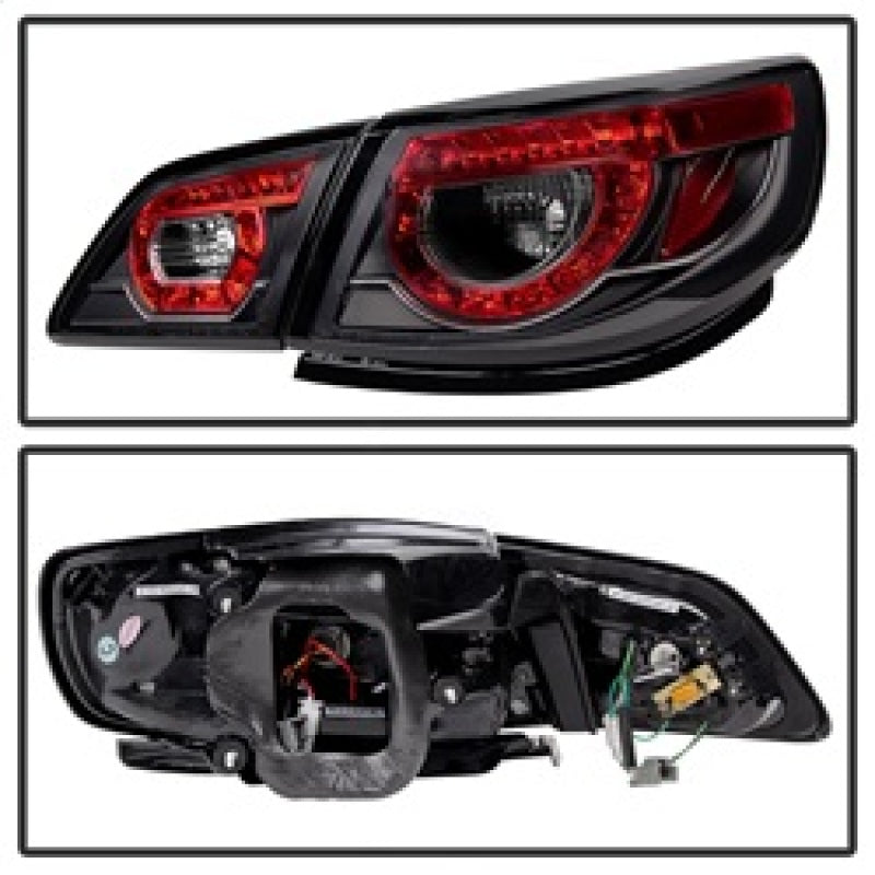 Spyder Chevy SS 2014-2016 LED Tail Lights Black ALT-YD-CVSS14-LED-BK SPYDER