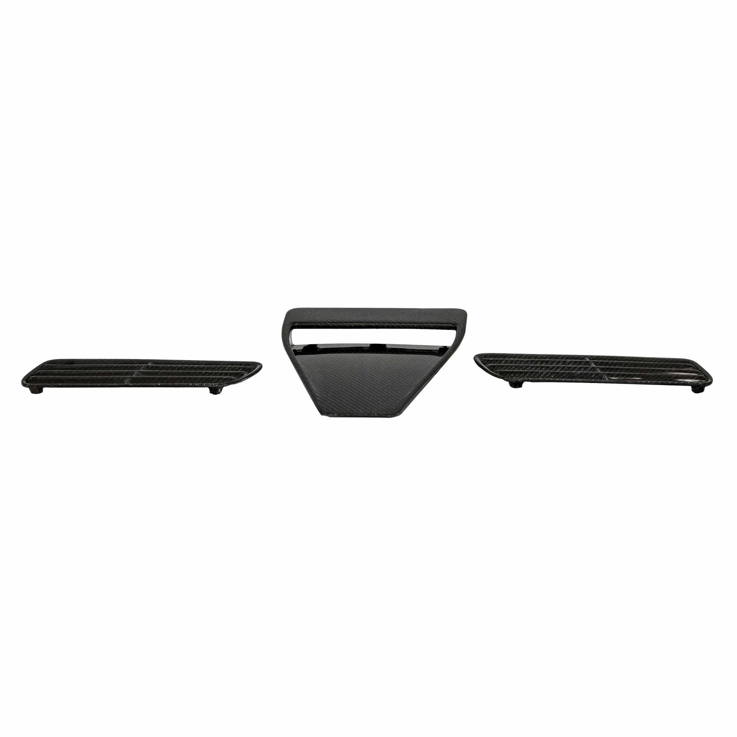 Seibon HDS0809MITEVOX-OE OEM-Style Carbon Fiber Hood Scoop for 2008–2015 Mitsubishi Lancer EVO X