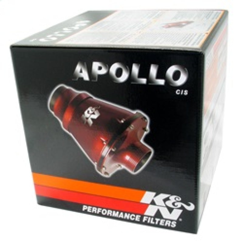 K&N Universal Apollo Black Cold Air Intake - 70mm OD FLG PP K&N Engineering