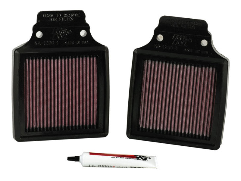 K&N 00-06 Kawasaki ZX12R Ninja Replacement Air Filter (2 Per Box