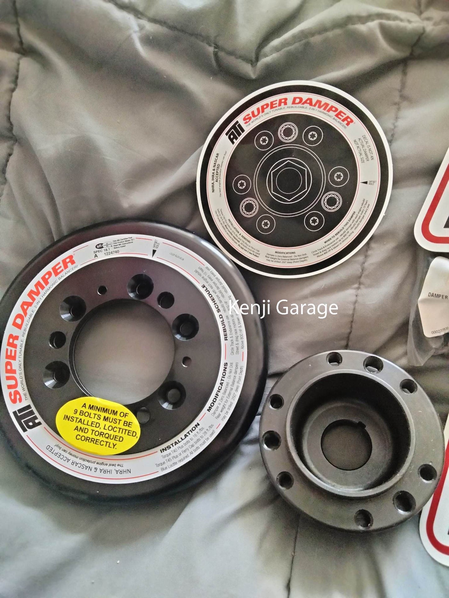 ATI Crank Hub - Steel - Honda B - Race No 4 Grv Pulley ATI916027