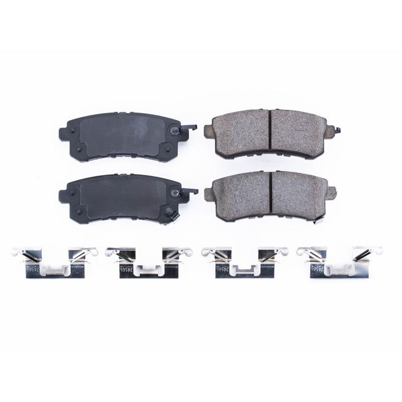 Power Stop 11-13 Infiniti QX56 Rear Z17 Evolution Ceramic Brake Pads w/Hardware PowerStop