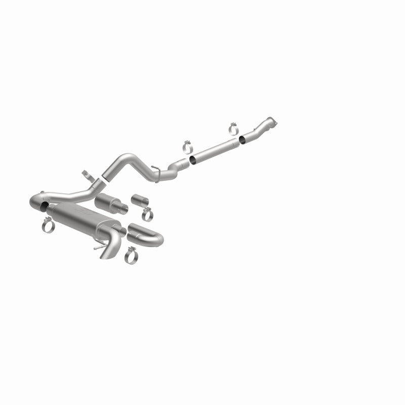 MagnaFlow 2021 Ford Bronco Overland Series Cat-Back Exhaust w/ Single Straight Driver Exit- No Tip Magnaflow