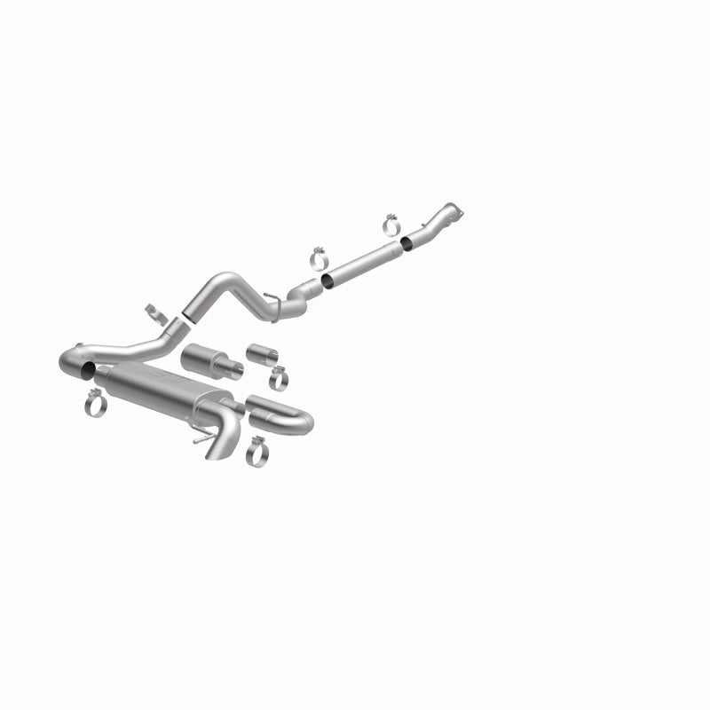 MagnaFlow 2021 Ford Bronco Overland Series Cat-Back Exhaust w/ Single Straight Driver Exit- No Tip Magnaflow