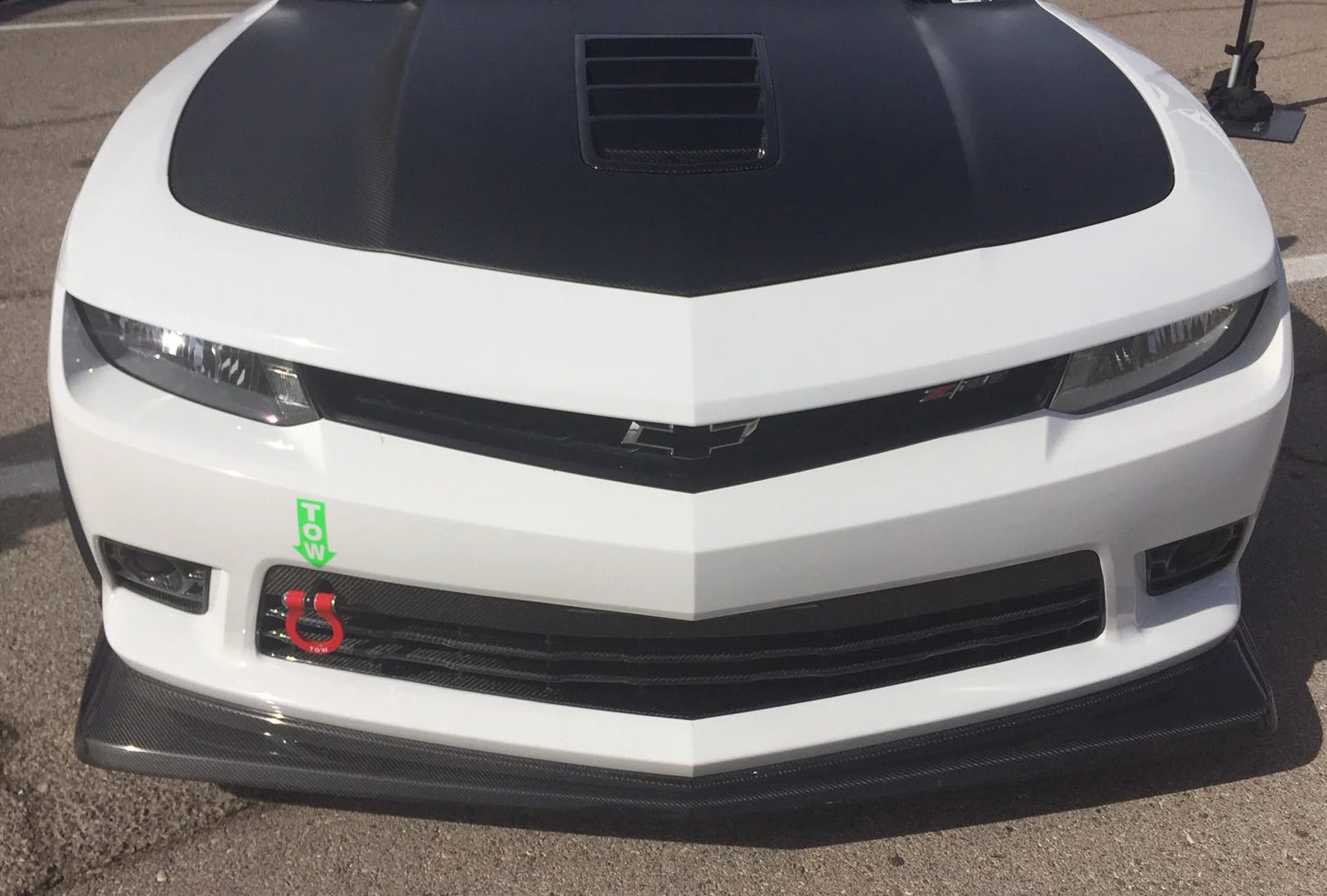 Anderson Composites 14-15 Chevrolet Camaro Carbon Fiber Front Lower Grille - AC-LG14CHCAM Anderson Composites