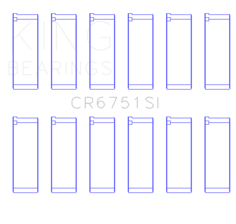 King Engine Bearings Ford 155 Connecting Rod Bearing Set