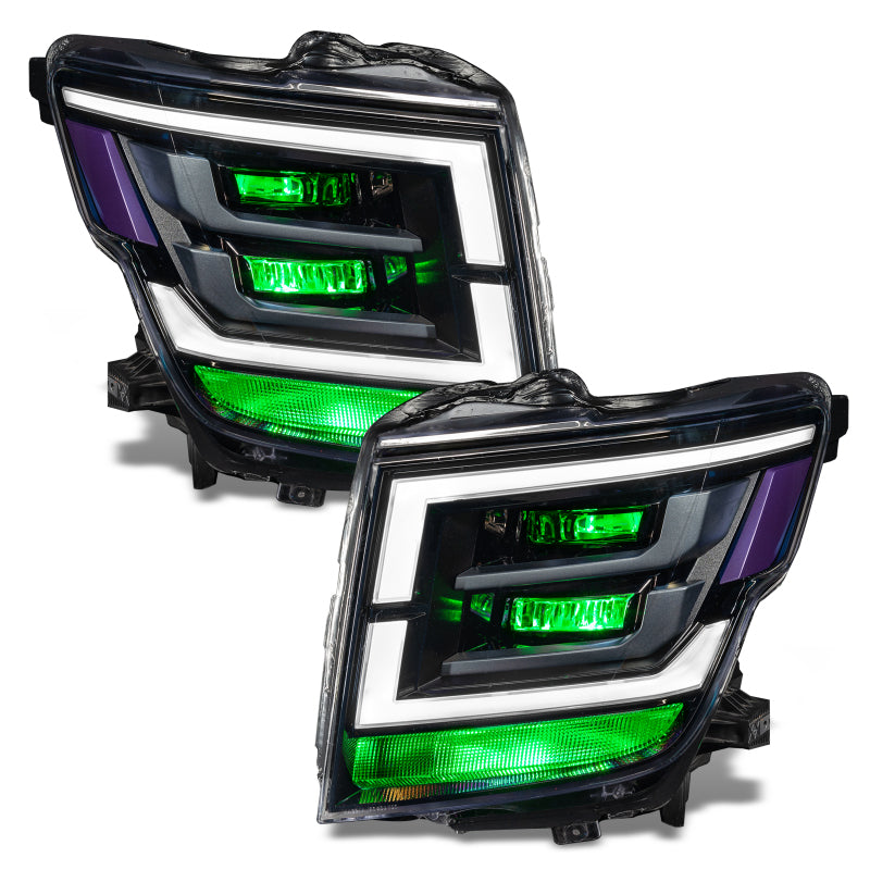 Oracle 21-22 Nissan Titan Demon Eye RGB Headlight Upgrade Kit - ColorSHIFT w/o Cntrl SEE WARRANTY ORACLE Lighting
