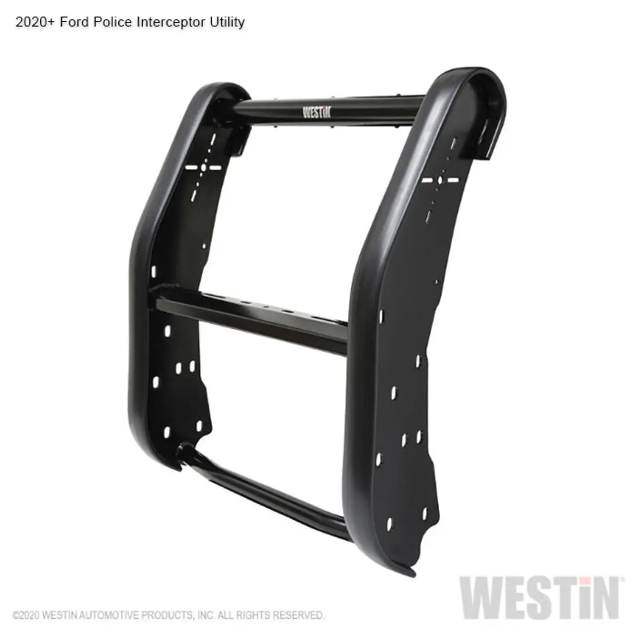 Westin 2020 Ford Police Interceptor Utility Push Bumper Elite - Black Westin