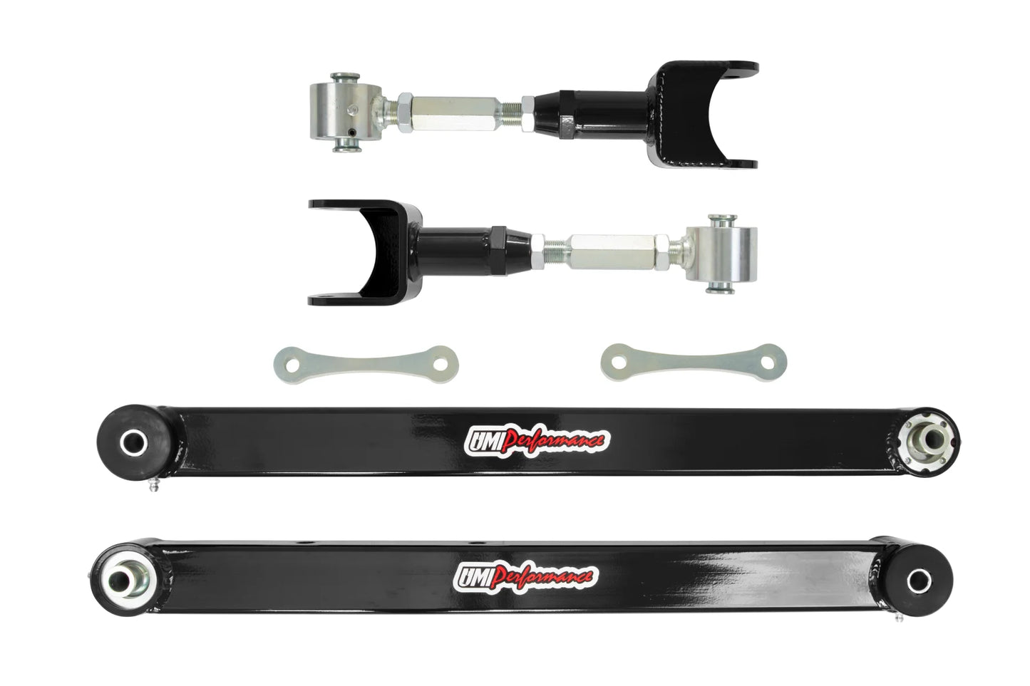 UMI 1978-1996 GM B-Body Rear Control Arm Kit, Extended, Boxed Lower, Adjustable Upper, Roto-Joints- 362224-B