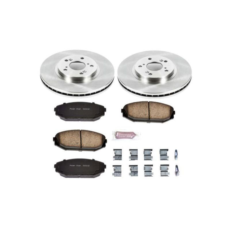 Power Stop 01-02 Acura MDX Front & Rear Z17 Evolution Geomet Coated Brake Kit