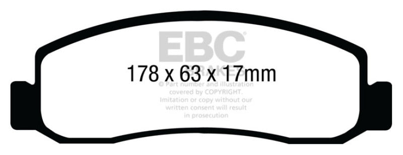 EBC GreenStuff Front Brake Pads - DP61898 EBC