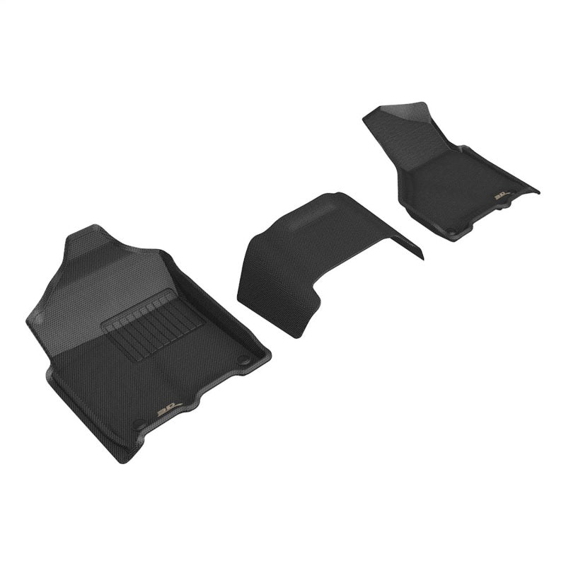 3D MAXpider KAGU 1st Row Floor Mats for Dodge Ram 2500 Crew Cab 2019-2026 - L1DG03611509