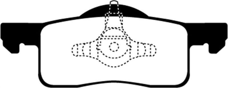 EBC GreenStuff Rear Brake Pads - DP61652 EBC