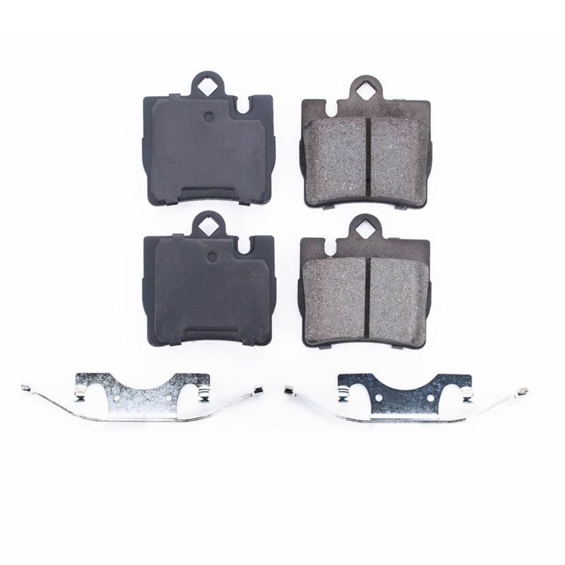 Power Stop 01-02 Mercedes-Benz CL55 AMG Rear Z17 Evolution Ceramic Brake Pads w/Hardware PowerStop