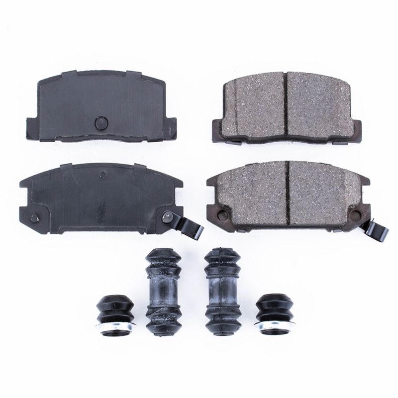 Power Stop 91-95 Toyota MR2 Rear Z17 Evolution Ceramic Brake Pads w/Hardware PowerStop