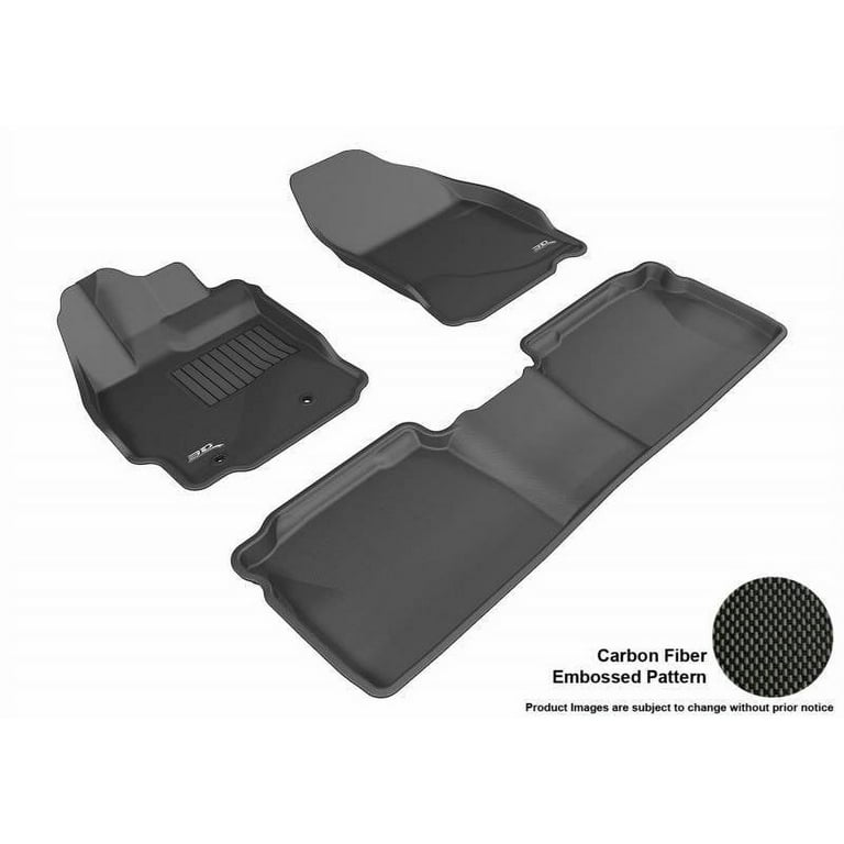 3D MAXpider L1SC00401509 2014-2016 Scion TC Kagu 1st & 2nd Row Floormats - Black