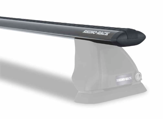 Rhino-Rack Single Black Aluminum Vortex Aero Bar 71in Long - VA180B Rhino-Rack