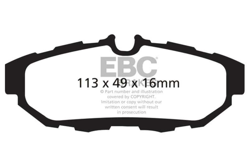 EBC GreenStuff Rear Brake Pads - DP21870 EBC
