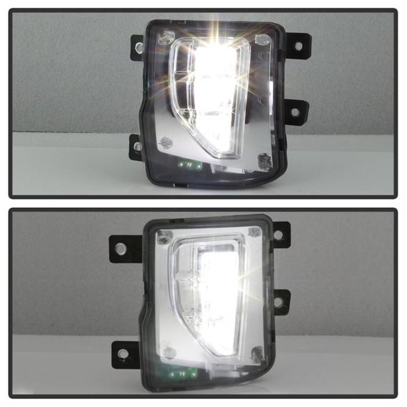 Spyder 16-18 Chevy Silverado 1500 OEM Style Full LED Fog Light w/Switch - Clear (FL-CSIL16-LED-C) SPYDER